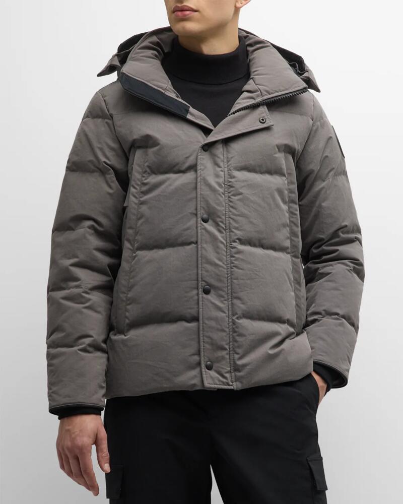 Canada Goose Men's Coated Wyndham Black Label Parka Cover