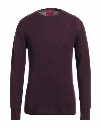 Capsule Knit Man Sweater Deep purple Cashmere Cover