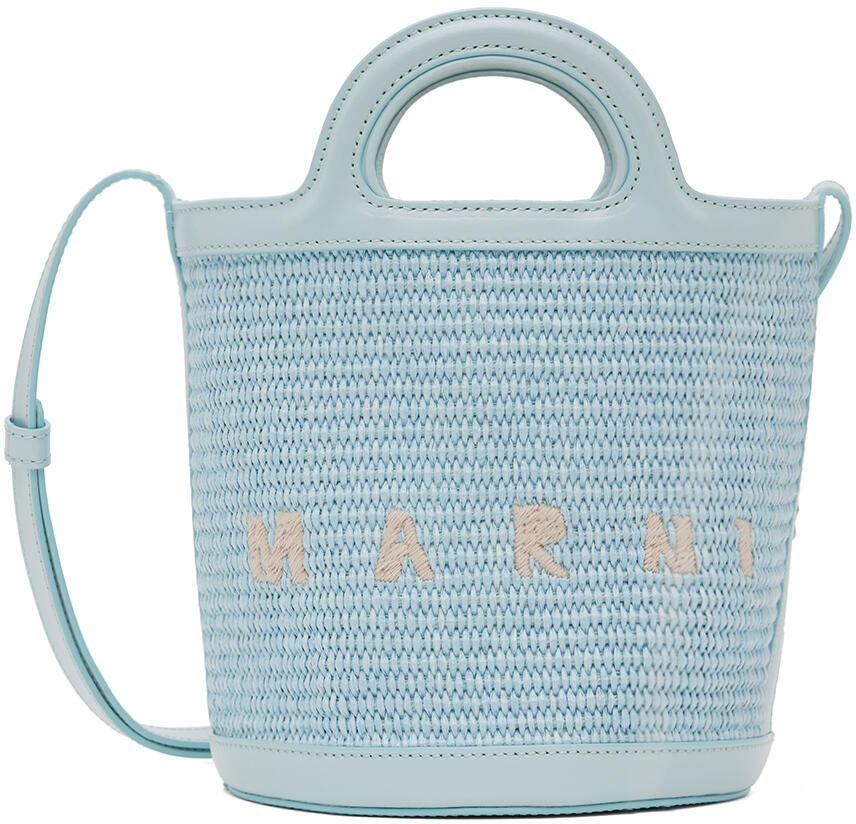 Marni Blue Mini Tropicalia Bucket Bag Cover