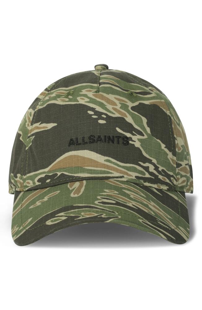 AllSaints Camo Baseball Cap Cover