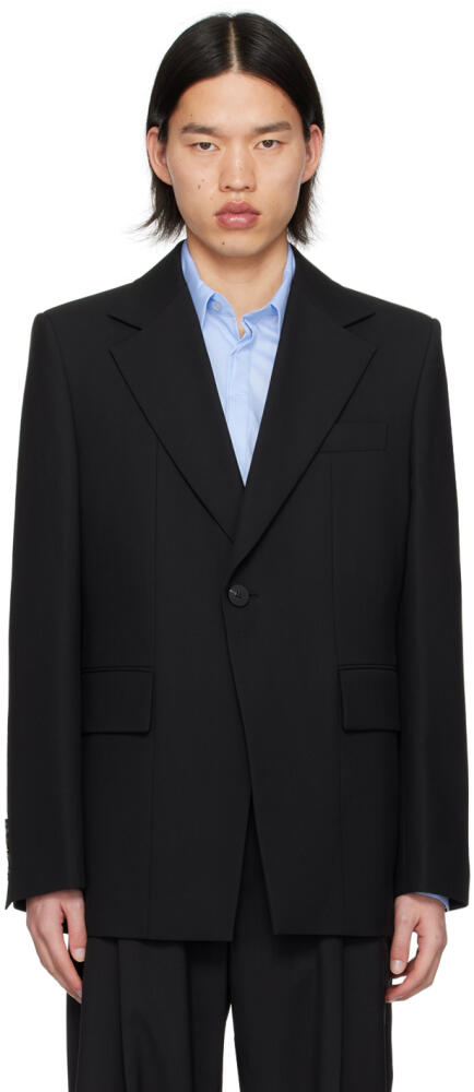 WOOYOUNGMI Black Slim Blazer Cover