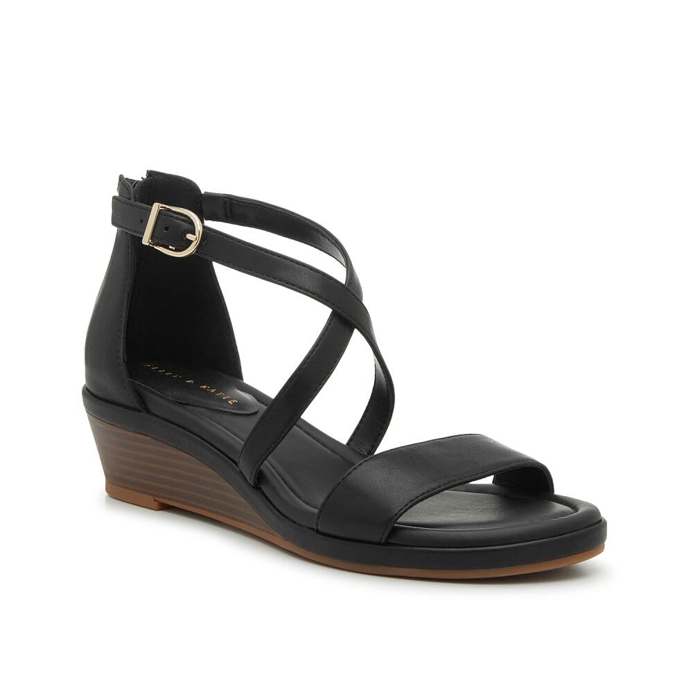 Kelly & Katie Ammiya Wedge Sandal | Women's | Black Cover