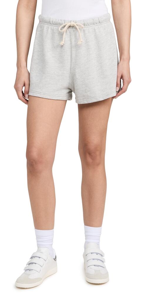 perfectwhitetee Layla French Terry Shorts Heather Grey Cover