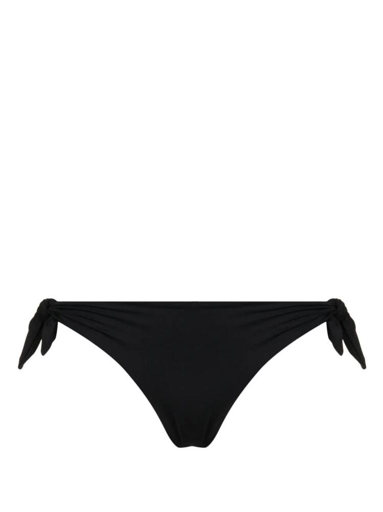 Saint Laurent self-tie bikini bottoms - Black Cover