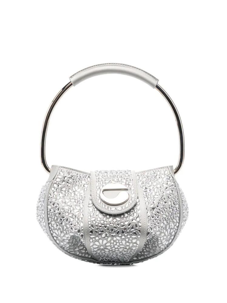 Coperni Ring crystal-embellished mini bag - Silver Cover