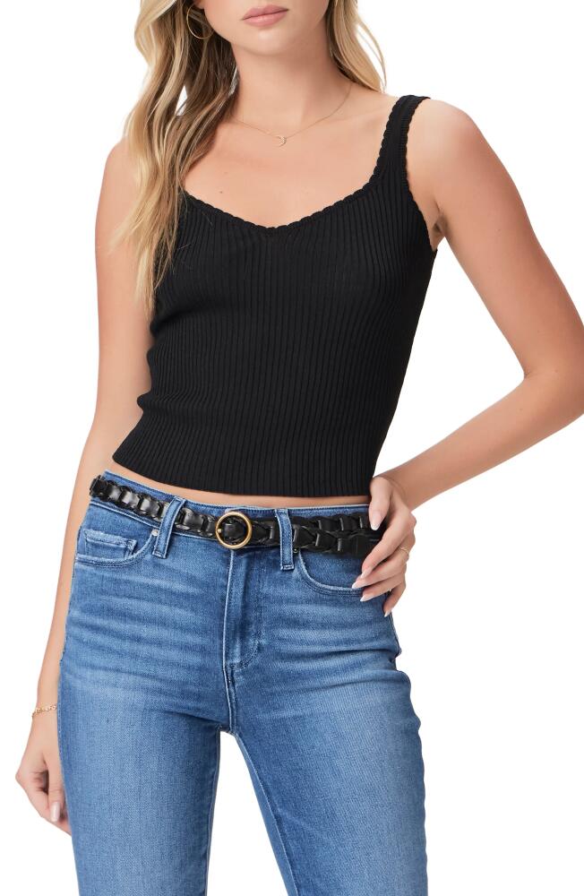 PAIGE Odile Rib Sweater Tank in Black Cover