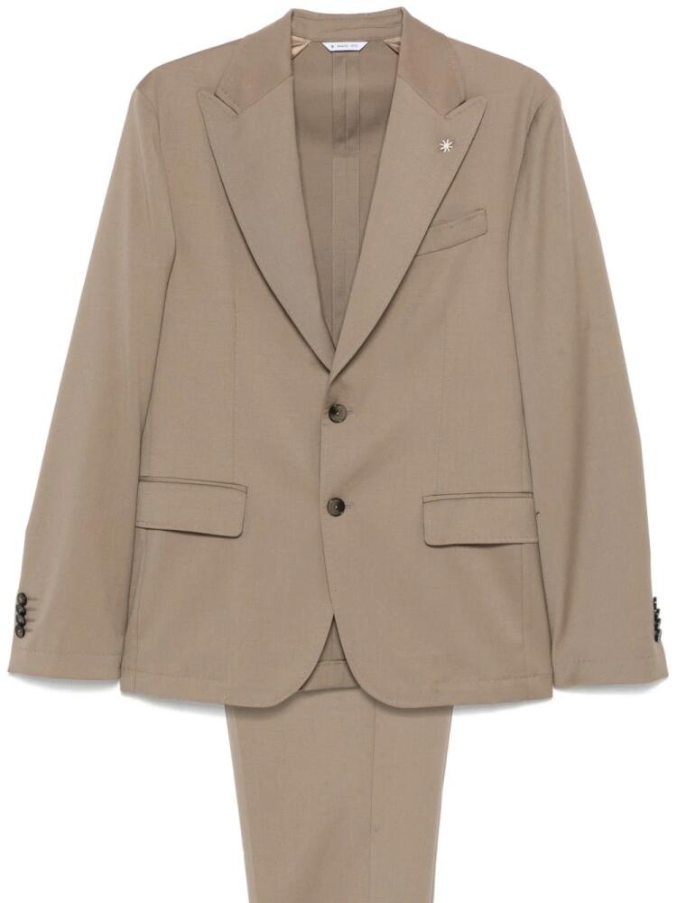 Manuel Ritz single-breasted suit - Neutrals Cover