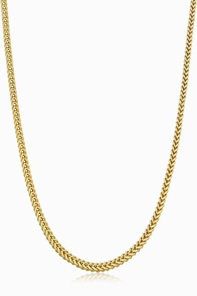 Oradina 10K Gold Medici Franco Chain Necklace in Yellow Gold Cover