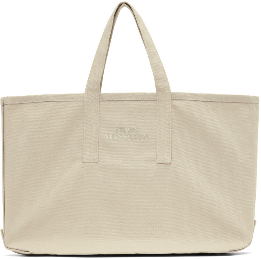 Studio Nicholson Off-White Small Tote Cover