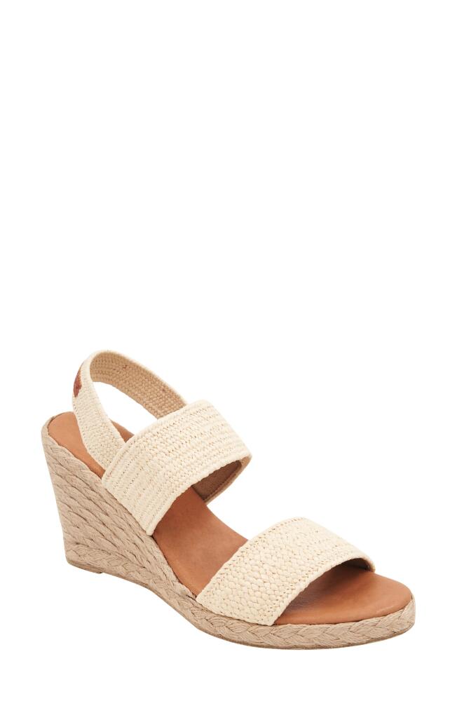 André Assous Allison Espadrille Wedge Sandal in Natural Cover