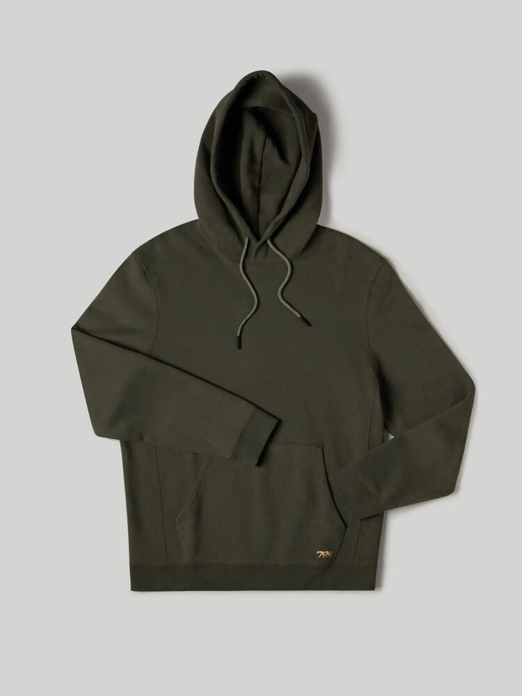 Robert Talbott Chandler French Terry Hoodie in Dark Olive Cover