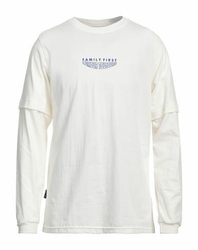 Family First Milano Man T-shirt White Cotton Cover