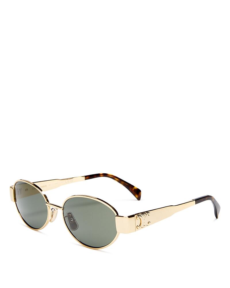 Celine Triomphe Metal Round Sunglasses, 54mm Cover