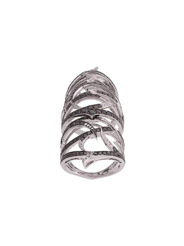 Stephen Webster embellished armour ring - Silver Cover