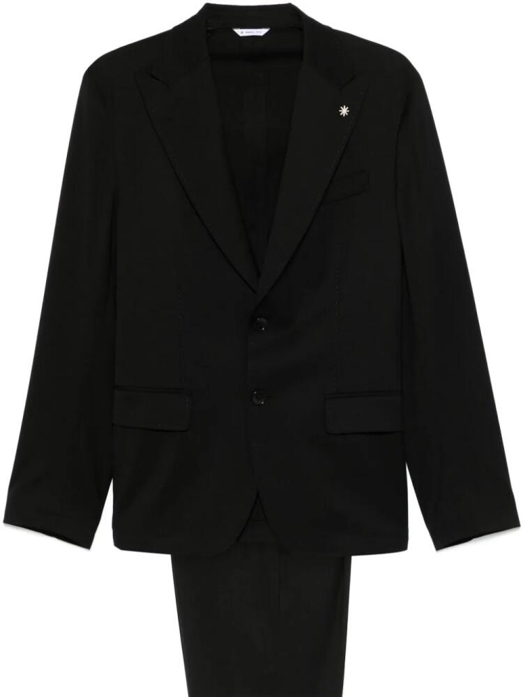 Manuel Ritz single-breasted suit - Black Cover