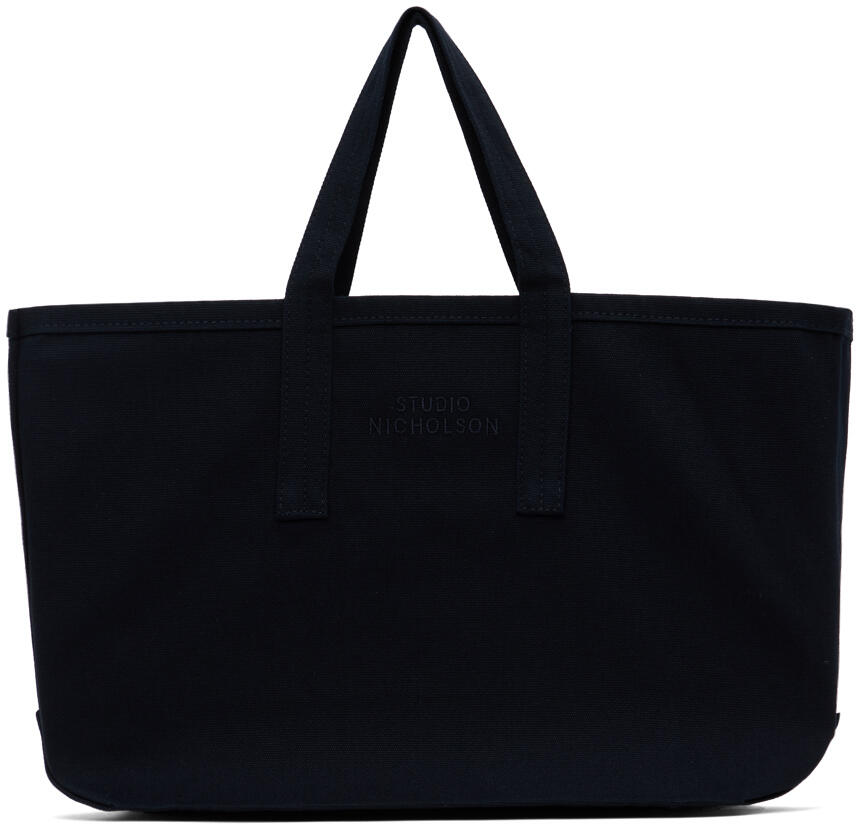 Studio Nicholson Navy Small Tote Cover