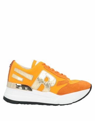 Rucoline Woman Sneakers Orange Leather, Textile fibers Cover