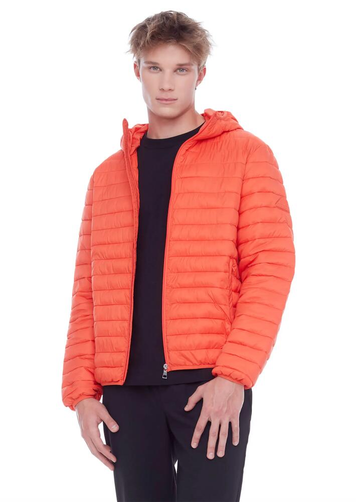 Alpine North YOHO MEN'S - Vegan Down Lightweight Packable Puffer Jacket & Bag in Tangerine Cover