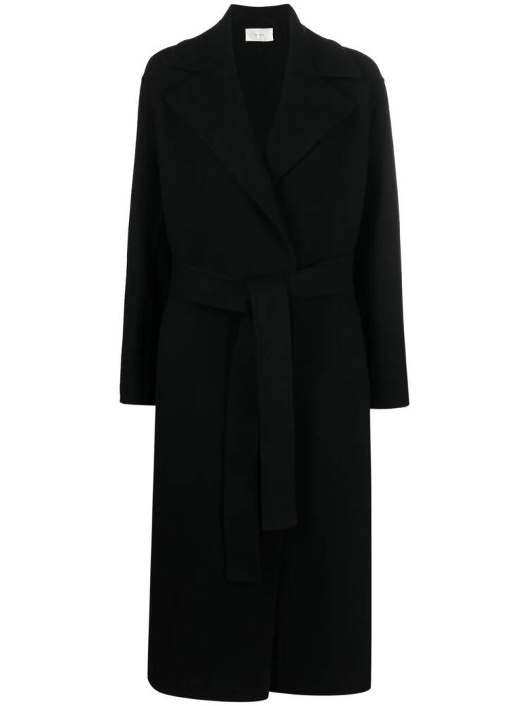 The Row wool-silk trench coat - Black Cover