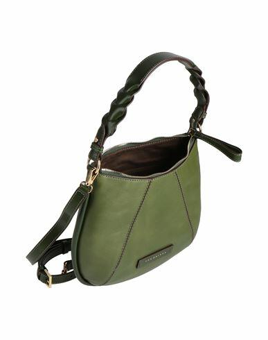 The Bridge Woman Handbag Military green Leather Cover