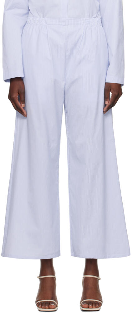 LESET Blue & White Yoshi Lounge Pants Cover