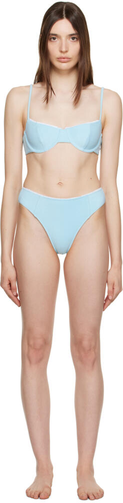 Frankies Bikinis SSENSE Exclusive Blue Pam & Jenna Bikini Cover