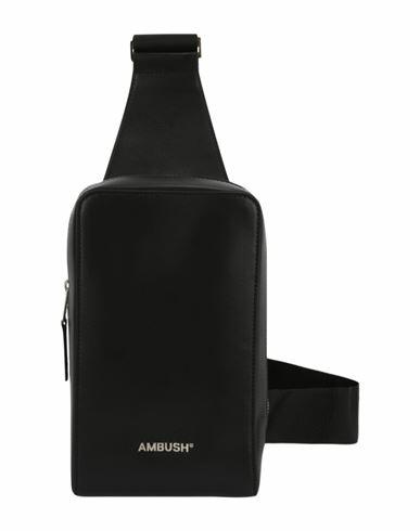 Ambush One Shoulder Crossbody Bag Man Cross-body bag Black Calfskin Cover