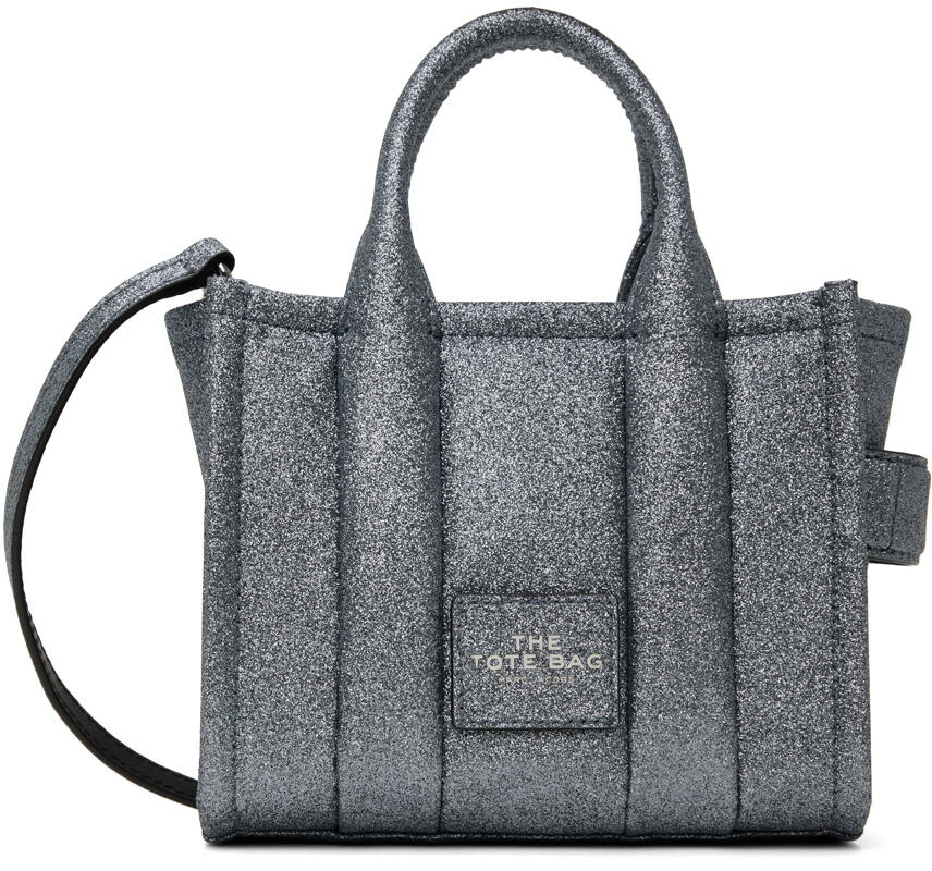 Marc Jacobs Silver 'The Galactic Glitter Mini' Tote Cover