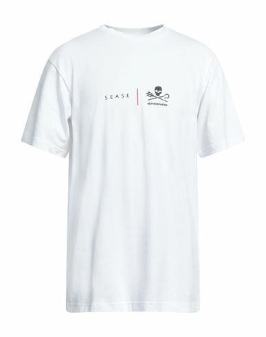 Sease Man T-shirt White Cotton Cover