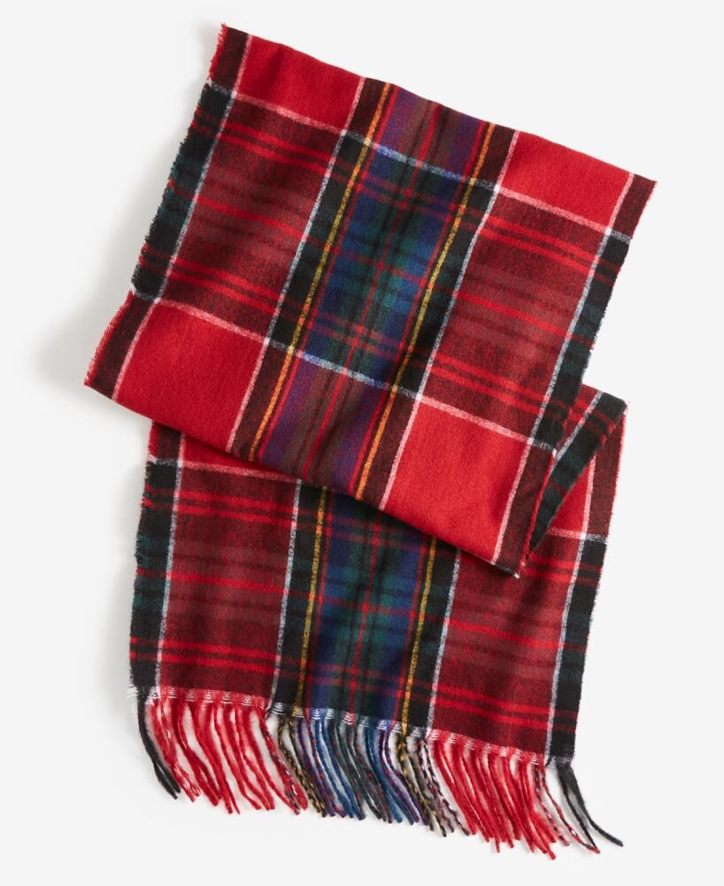 Style & Co Women's Plaid Soft Wrap Scarf, Created for Macy's - Red Cover