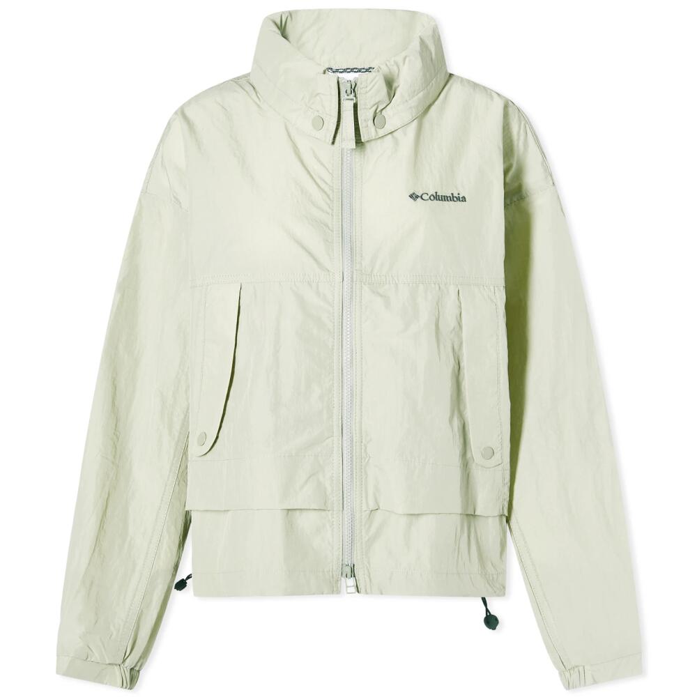 Columbia Women's Paracutie Windbreaker in Safari Cover