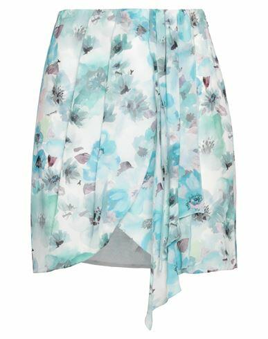 Patrizia Pepe Sera Woman Mini skirt Turquoise Viscose Cover