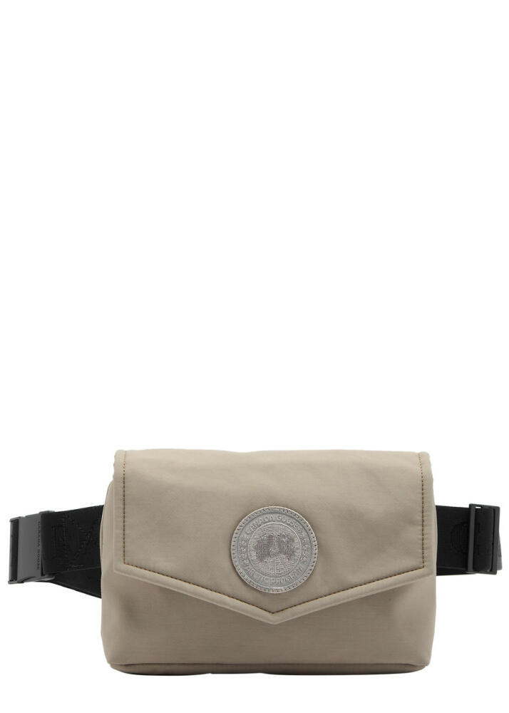 Canada Goose Mini Logo-appliquéd Nylon Belt bag - Grey Cover