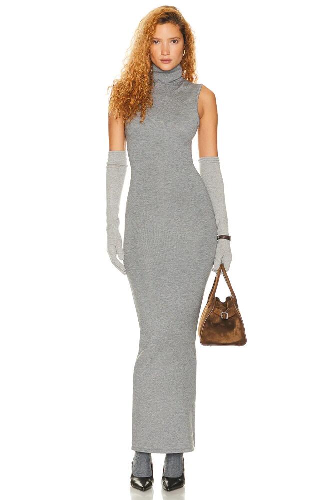 Helsa Aadi Knit Dress in Grey Cover