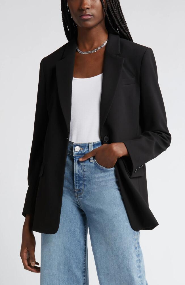 Nordstrom Relaxed Fit Blazer in Black Cover