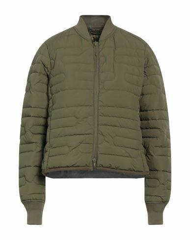 Y-3 Woman Puffer Military green Polyamide Cover