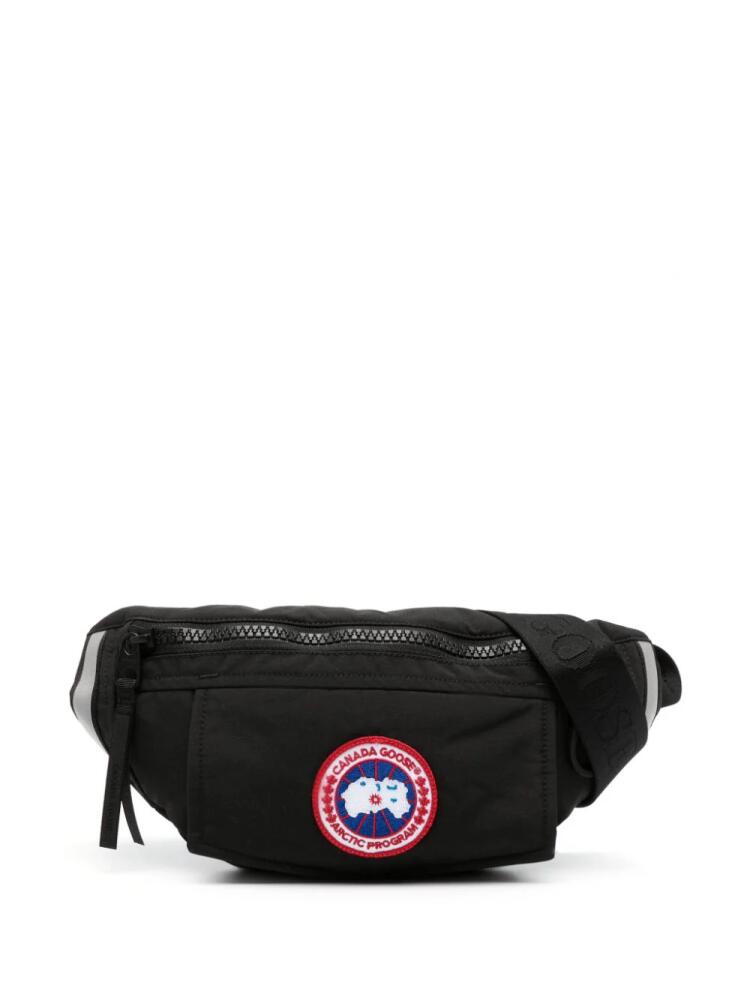 Canada Goose logo-patch belt bag - Black Cover