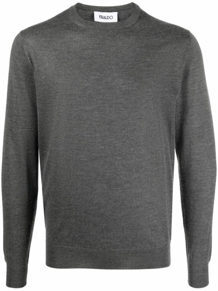 ERALDO crew-neck cashmere-blend jumper - Grey Cover