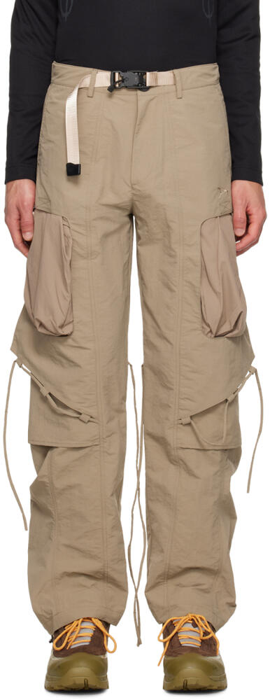 Archival Reinvent Beige Hidden Worker Cargo Pants Cover