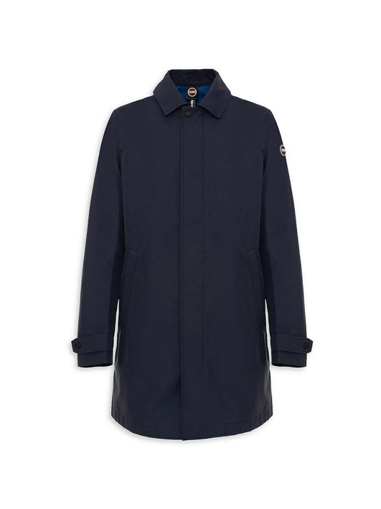 Colmar Men's Longline Coat - Navy Blue Cover