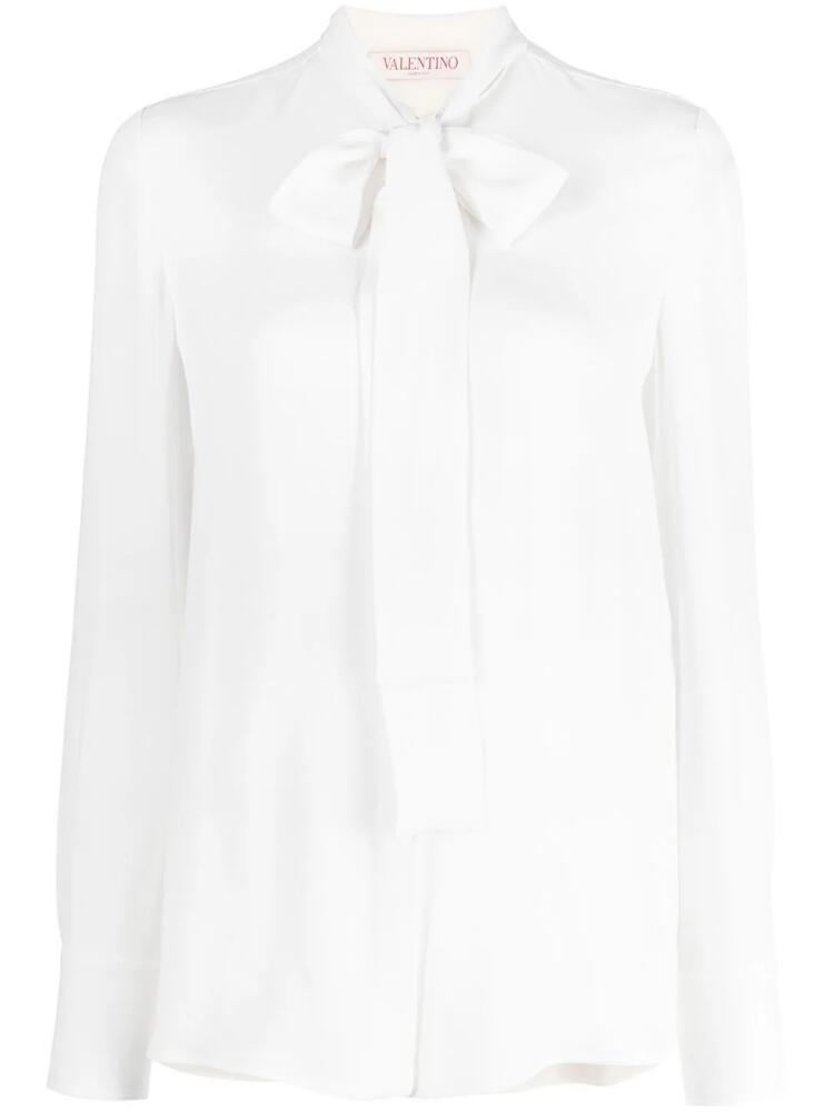 Valentino Garavani Georgette silk blouse - White Cover