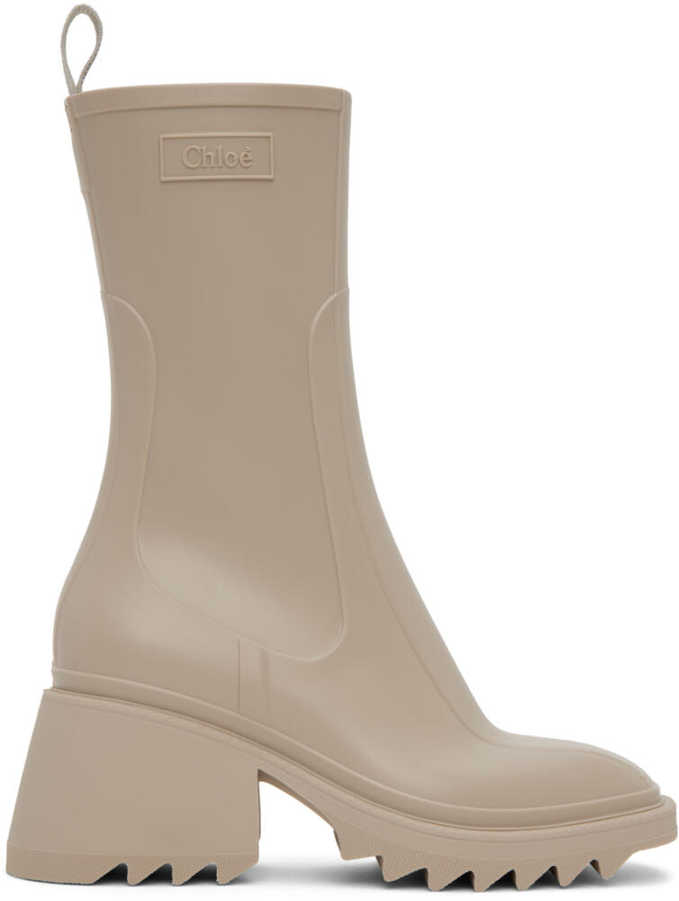 Chloé Beige Betty Boots Cover