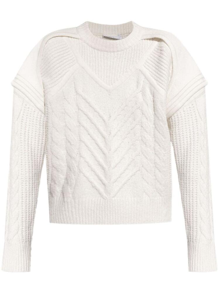 IRO cable-knit jumper - White Cover