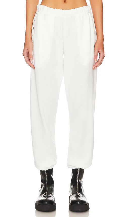 Lauren Moshi Chantria Flirty Lip Sweatpant in White Cover