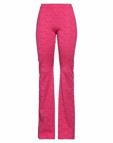 Versace Woman Leggings Fuchsia Viscose, Polyamide, Elastane Cover