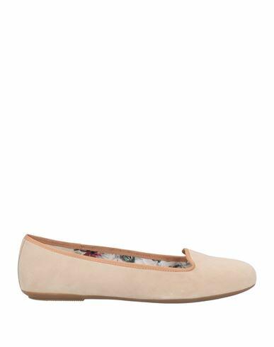 Geox Woman Loafers Beige Soft Leather Cover