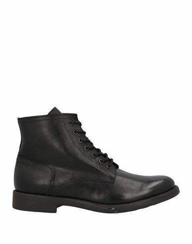 Angelo Pallotta Man Ankle boots Black Leather Cover