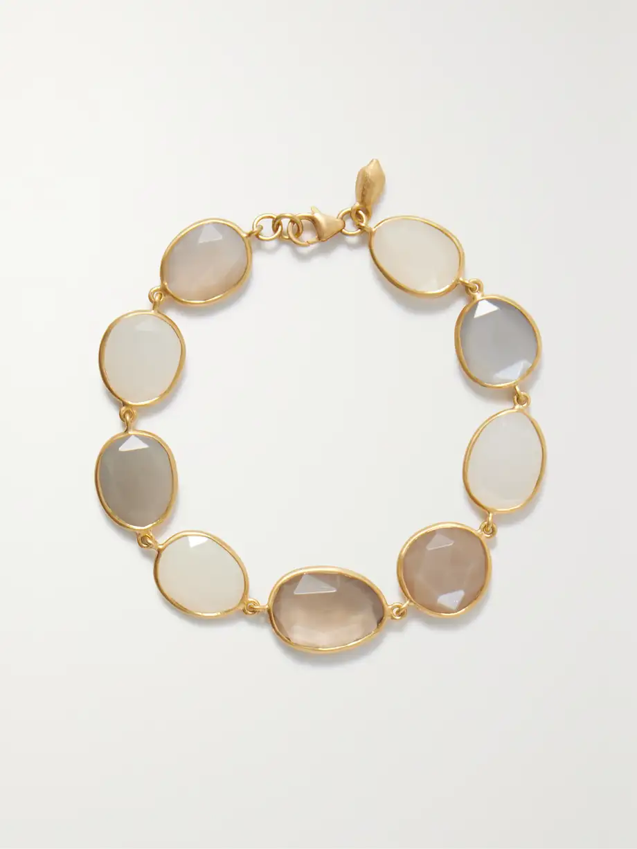 Pippa Small - 18-karat Gold Moonstone Bracelet - One size Cover