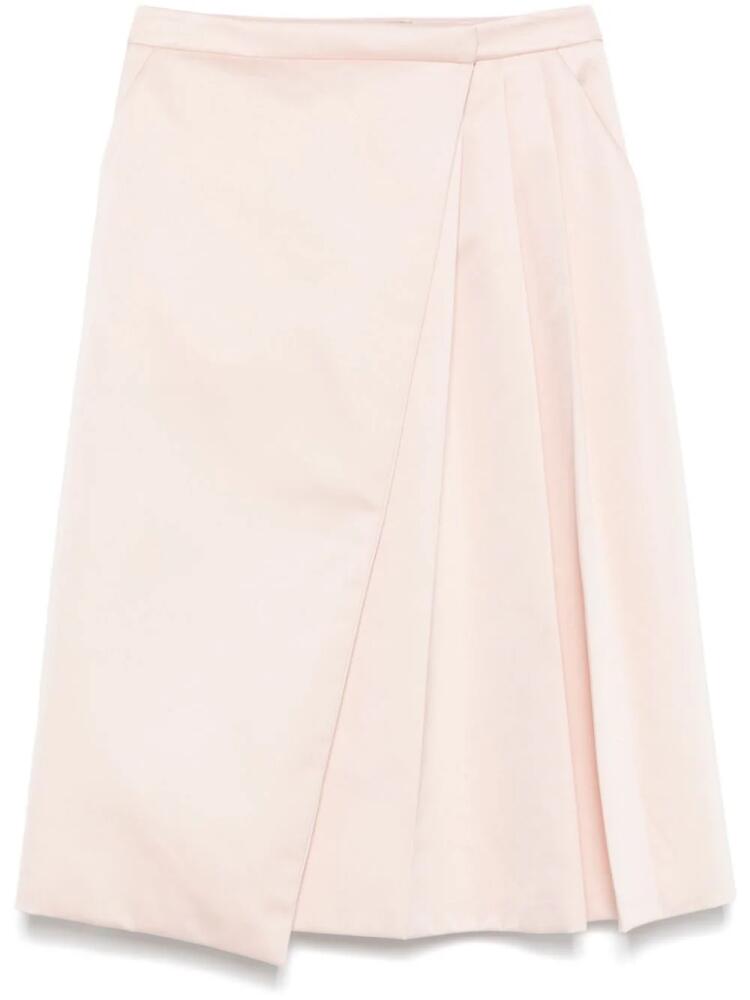 Rochas pleated midi skirt - Pink Cover