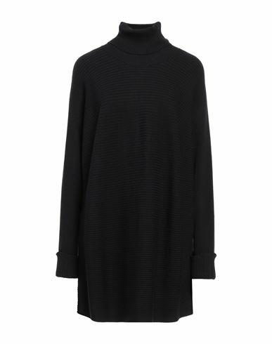 Diana Gallesi Woman Turtleneck Midnight blue Viscose, Polyester, Polyamide Cover